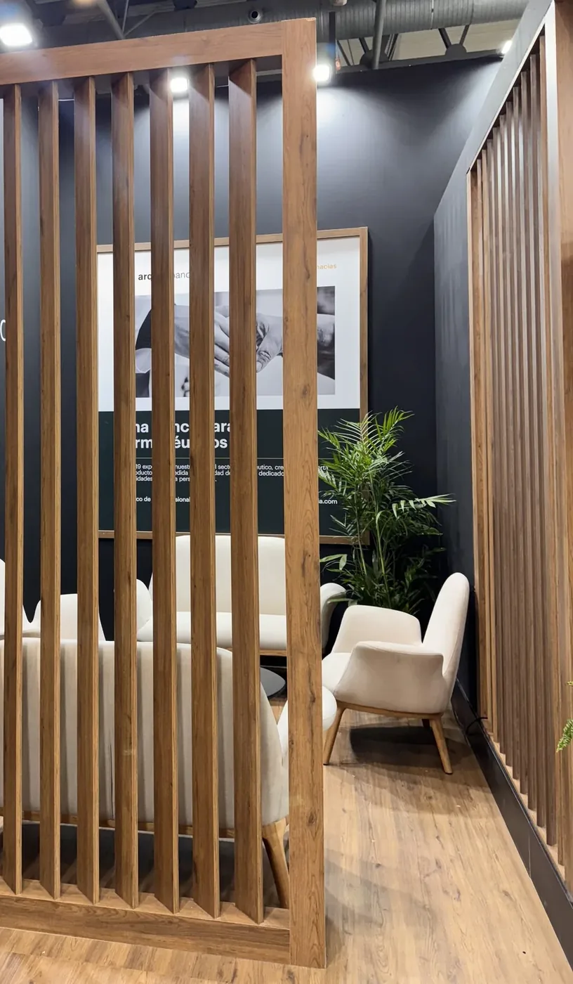 Stand diseñado y proyectado a medida por ROCMA